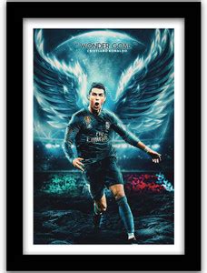 Cristiano Ronaldo Framed Poster for Room - Cristiano Ronaldo Wall ...