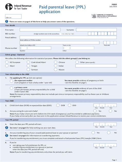 2020-2025 Form NZ IRD IR880 Fill Online, Printable, Fillable, Blank ...