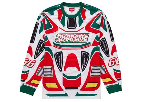 Men's Supreme Decals Moto Jersey in White | Dope outfits for guys ...
