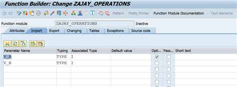 +Hhow to Create the Function Module 的图像结果