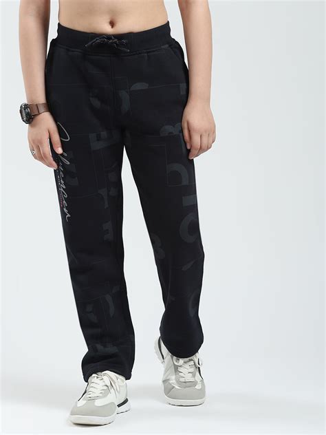 Buy Boys Navy Blue Printed Regular Fit Lower Online in India - Monte Carlo
