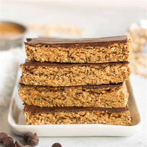 Protein Granola Bar Recipe (no bake) - Clean Plate Mama