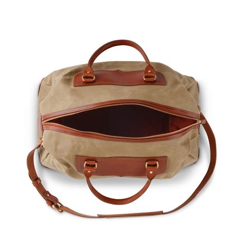 King Ranch Waxed Canvas Duffle Bag – King Ranch Saddle Shop