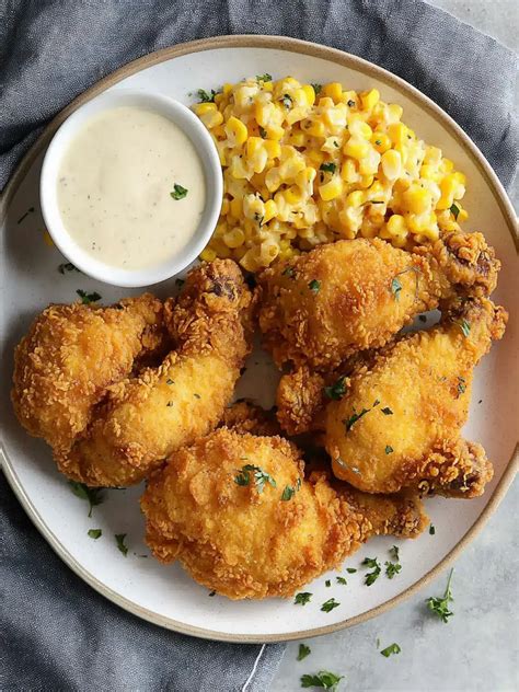 Crispy Cornmeal Fried Chicken – Healthier Comfort Food Delight - Juliet ...