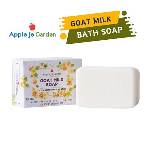 APPLE JE GARDEN Handmade Goat Milk Soap for Skin Brightening & Moistur ...