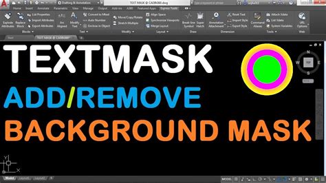 Image result for Text Mask AutoCAD