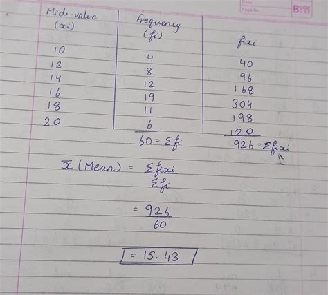 Assignment 7Find out Mean from the following:Mid ...