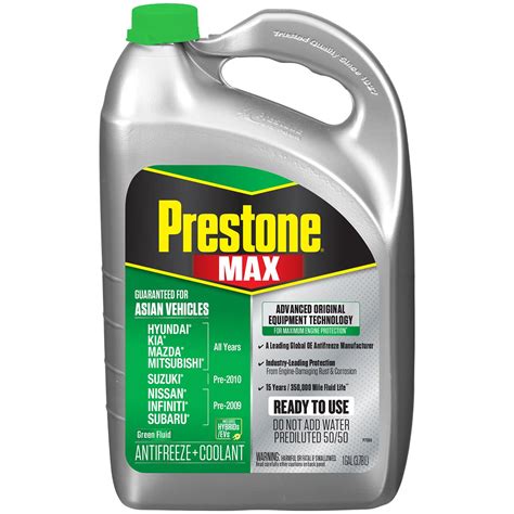 Prestone Green Pre-Mixed Engine Coolant / Antifreeze | AutoZone