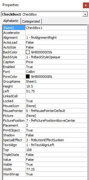 Checkboxes Excel VBA 的图像结果
