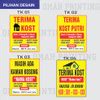 Jual Banner Terima Kos / Spanduk Kost I cetak Spanduk Kos-kosan Besar ...