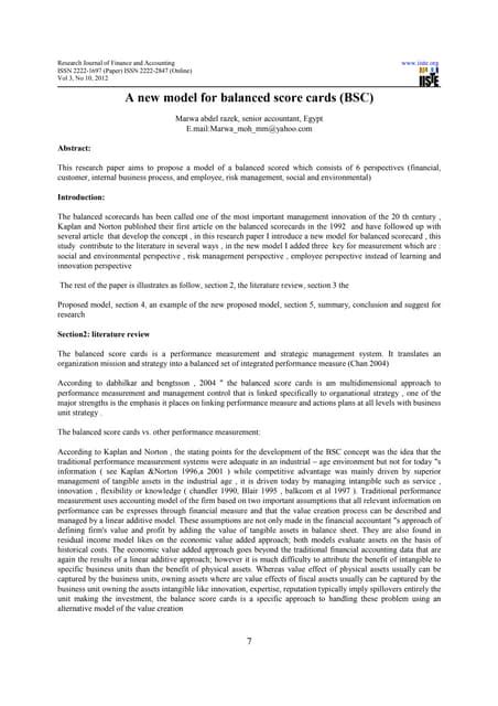 Balanced Scorecard Case Study 的图像结果