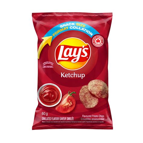 Lays Ketchup Chips - 60g/235g bags - Canada – Exotic Club Co.