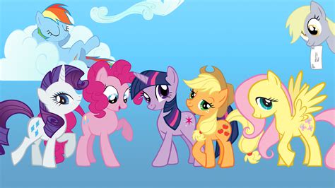 Mlp Background Ponies Wallpaper