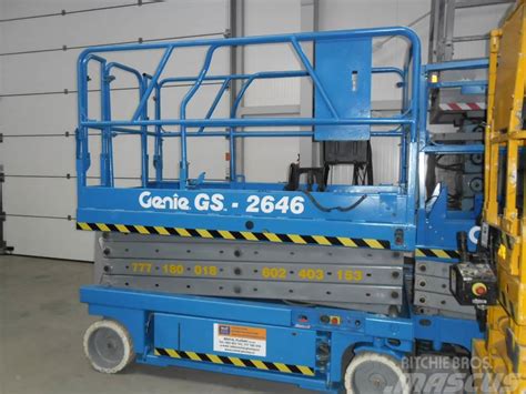 Used Genie gs-2646 scissor lifts Year: 2001 for sale - Mascus USA