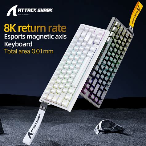 Attack Shark X68HE Esports magnetic axis Keyboard 8K return rate total ...