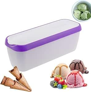 Buy FS COOL Durable Ice Cream Freezer Container with Style Reusable Ice ...