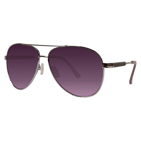 Piranha Eyewear Superstar Aviator Sunglasses with Purple Gradient Lens ...