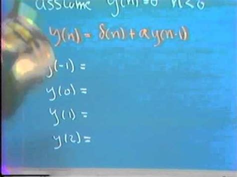 Lec 3 - RES.6-008 Digital Signal Processing, 1975 Video Lecture ...