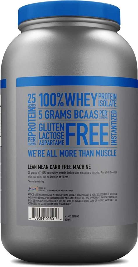 Isopure Zero Carb 100% Isolate Powder with 25gm Protein per serve Whey ...