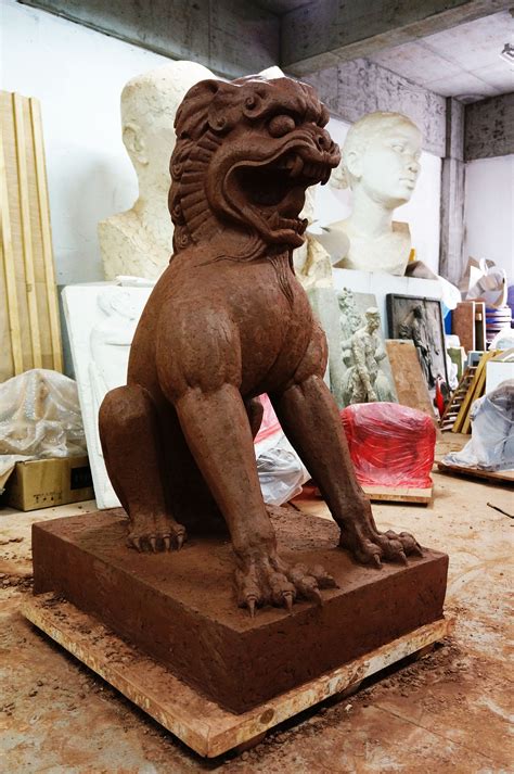 2015 泥塑狮子之一（ 定件）|纯艺术|雕塑|曾子雕塑工作室 - 原创作品 - 站酷 (ZCOOL)