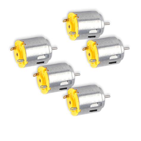 sks. Mini DC Motor Kit for DIY Fan, Toy Cars, and Models - Set of 5 ...