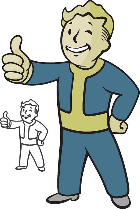 Vault Boy Logo PNG (Transparent), SVG Vector - Free Download