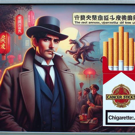 Advertisement for the Cigarette Brand "Cancer Sticks" : r/weirddalle