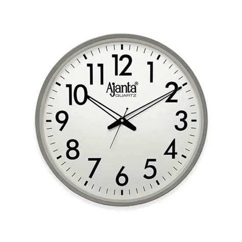 Ajanta Office Wall Clock -467-White | Metro Times