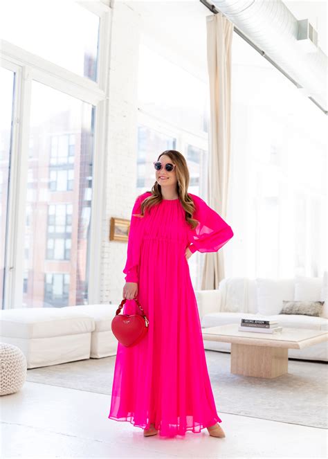 Neon Pink Maxi Dress