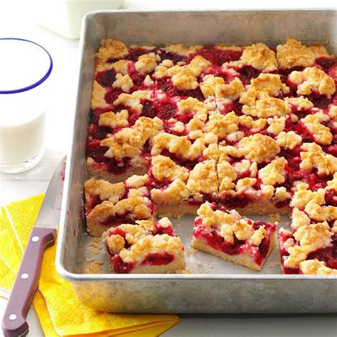 Raspberry Bars Recipe Pan
