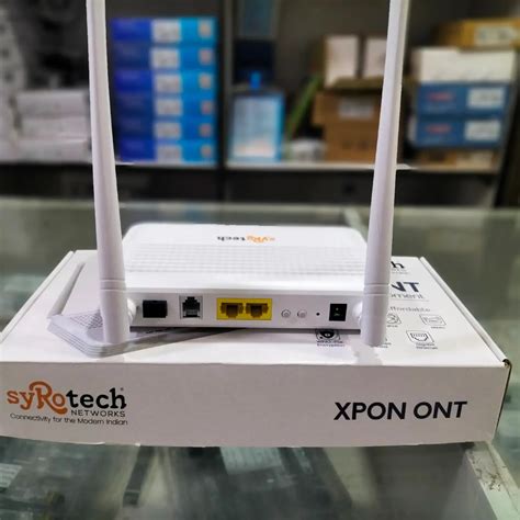 Syrotech Sy Gpon 1110 Wdont Singleband Wifi Ont For Bsnl Ftth Connection
