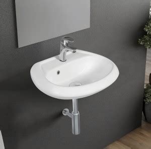 Syon CORE Premium Ceramic Wall Mount Wash Basin (18 inch x 13 inch ...