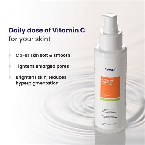 Re'equil Vitamin C Face Toner for Pigmentation and Dark Spots Removal