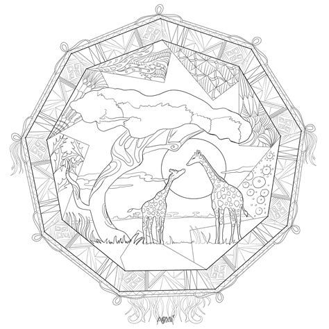 Mandalas-2068 - Mandalas Adult Coloring Pages