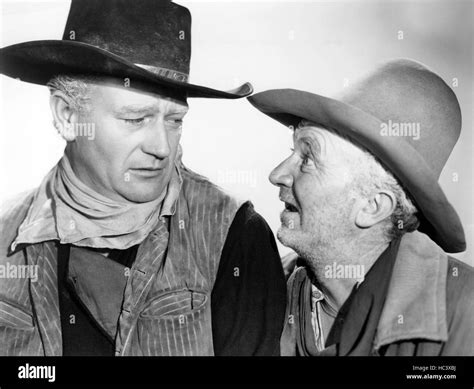 RED RIVER, from left: John Wayne, Walter Brennan, 1948 Stock Photo - Alamy