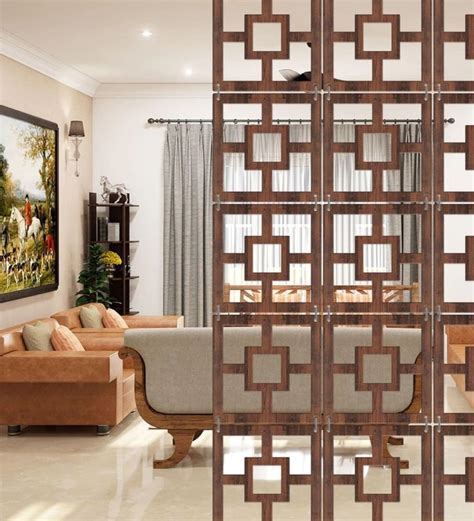 Brown Set of 12 Hanging Room Divider - Etsy