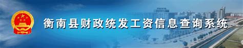 衡南县财政统发工资信息查询系统