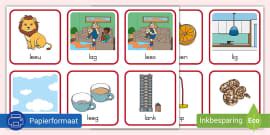 Prentkaarte D-Klank (teacher made) - Twinkl