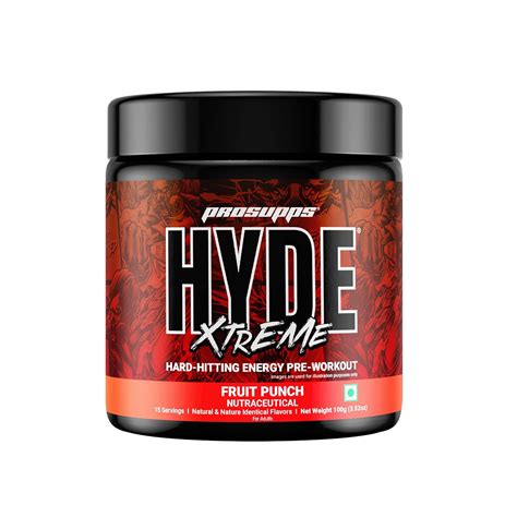 Hyde Xtreme - Hard Hitting Energy Pre Workout Supplement | Caffeine ...