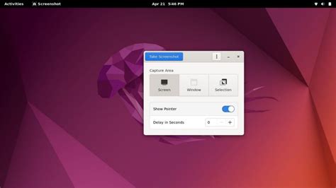 Ubuntu Linux Desktop Screenshots Example 的图像结果