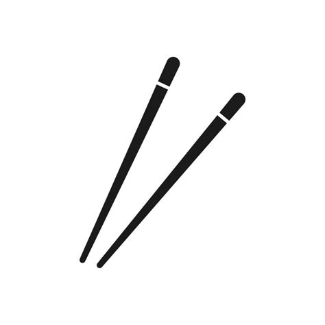 chopstick icon isolated on white background 24360568 Vector Art at Vecteezy