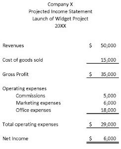 Image result for What Is a Projected Income Statements