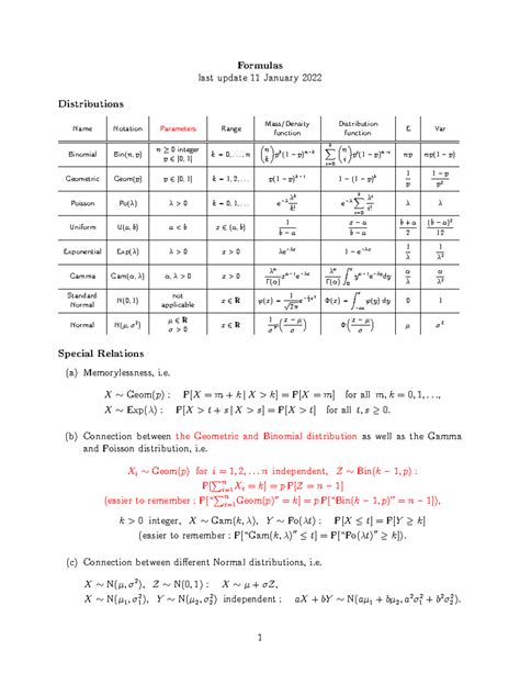 Image result for Probability Theory Formulas