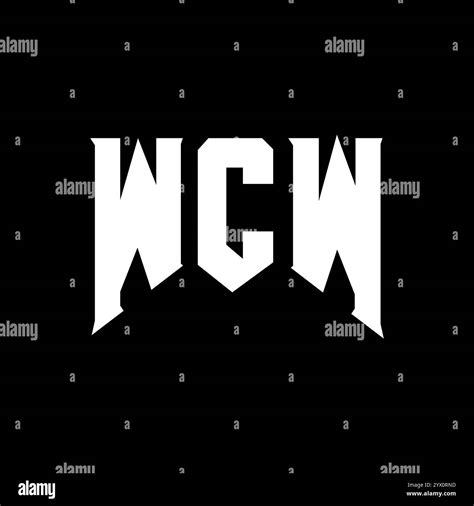 WCW letter logo design for technology company. WCW logo design black ...