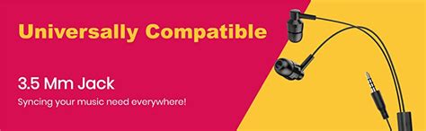 UBON GP-321 Wired in Ear Earphone with Mic, 3.5mm Audio Jack, Enhanced ...