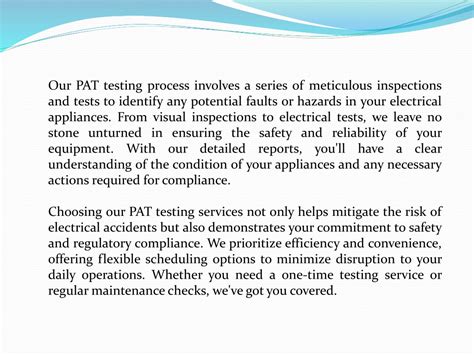 Image result for Pat Testing Requirements