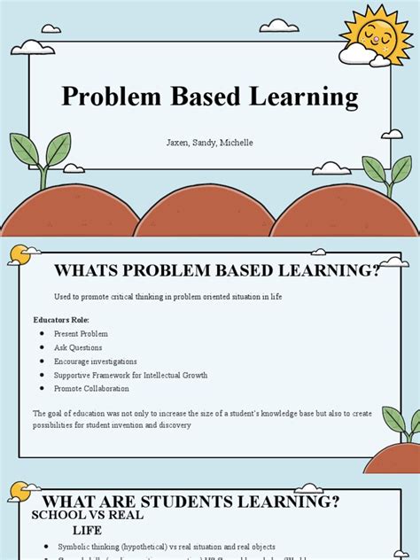 Image result for Problem Based Learning Present Problem