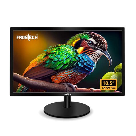 FRONTECH 18.5 Inch HD LED Monitor | Refresh Rate 75 Hz, 1366 x 768 ...