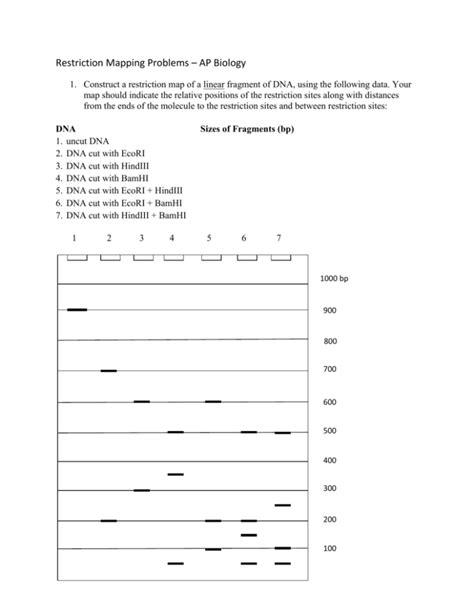 Image result for Plasmid Mapping Practice Problems