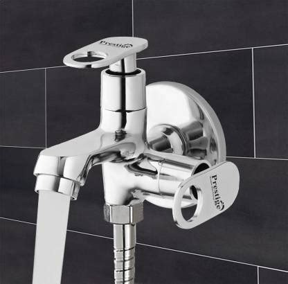 Prestige Brass Max Bib Cock 2 in 1 Water Tap Twin Elbow Valve Faucet ...